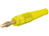 4 mm Stecker, Lötanschluss, 2,5 mm², gelb, 64.1020-24