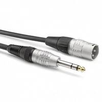 Sommer Cable HBP-XM6S-0090 Audio Átalakító kábel [1x XLR dugó, 3 pólusú - 1x Jack dugó, 6,3 mm-es (mono)] 0.90 m Fekete
