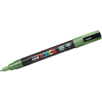 Fasermaler Uni Posca PC-3M 0,9-1,3mm Glitter dunkelgrün