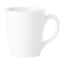 Steelite Simplicity White Coffeehouse Mugs 262ml - Microwave Safe - Pack of 36