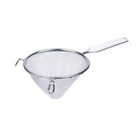 Tinned Conical Classic Traditional Strainer with Polypropylene Handle - 7cm / 3"