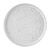 Olympia Cavolo Flat Round Plates in White Speckle Porcelain - 180mm - Pack of 6