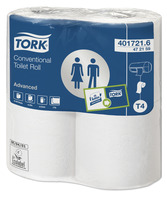 Tork Kleinrollen Toilettenpapier T4 472159 / 2-lagig / 12 x 4er Pack