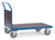 fetra® Stirnwandwagen, Ladefläche 2000 x 800 mm, Siebdruckplatte, 1200 kg Tragkraft