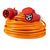 AS SCHWABE CEE Starkstromverlängerungskabel mit Phasenwendestecker & CEE-Kupplung (400V | 16A | 5-polig | 6h | IP44 | H07BQ-F 5G2,5 | 25m Kabel) - in orange