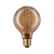 Dekorative LED Globelampe G95 INNER GLOW RING, E27, 4W 1800K 200lm, Goldglas