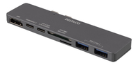 USBC-1290 - Docking - Silver - 40 Gbit/s - 4K Ultra HD - 3840 x 2160 pixels - Ap