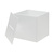 Boîte à lots "Opal" / boîte pour dons et actions / boîte de collecte en verre acrylique opaque | standard