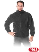 BLUZA Z POLARU OCHRONNA POLARBXXL CZARNY XL