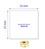 Rollen-Etiketten Etiketten Universal, 25 x 25 mm, 1 Rolle/1.000 Etiketten, weiß