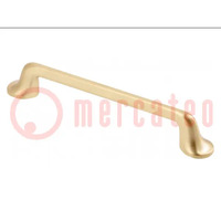 Holder; ZnAL; H: 28mm; L: 161mm; Holes pitch: 128mm; FABRICIO; handle