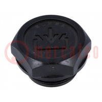 Fill plug; without side hole; Thread: M26; Overall len: 20mm