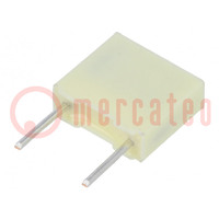 Capacitor: polyester; 3.3nF; 63VAC; 100VDC; 5mm; ±10%; -55÷105°C