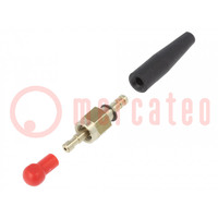 Connector: glasvezel; stekker; FSMA; voor draad; gedraaid (clamp)