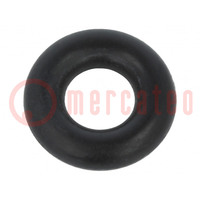 O-ring gasket; NBR rubber; Thk: 3.5mm; Øint: 6mm; black; -30÷100°C