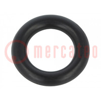 O-ring gasket; NBR rubber; Thk: 3.5mm; Øint: 12mm; black; -30÷100°C