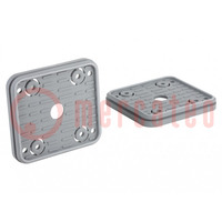 Suction-plate for vacuum block; 130x140x18.3mm