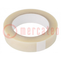 Band: elektroisolierend; W: 25mm; L: 66m; Thk: 60um; Acryl; Polyester