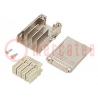 Connector: HDC; module,contact insert; male; C146,GigaBit; PIN: 8