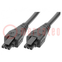 Cable; Micro-Fit 3.0; female; PIN: 3; Len: 3m; 8.5A; Insulation: PVC