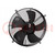 Ventilateur: AC; axial; 230VAC; Ø300x136,3mm; 1800m3/h; à billes