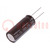 Capacitor: electrolytic; low ESR; THT; 3900uF; 25VDC; Ø16x40mm