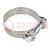 T-bolt clamp; W: 24mm; Clamping: 80÷85mm; chrome steel AISI 430; S