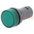 Lámpara de control; 22mm; CL2; -25÷70°C; Displ: LED; Ø22mm; verde