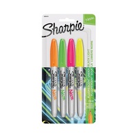 Marker Sharpie Neon 1,2 mm gömbölyű 4 db-os-os kszl
