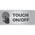 Symbol zu Lámpa Mini-Corner Touch, 900mm, semlegesfehér, világosszürke, aluszínű