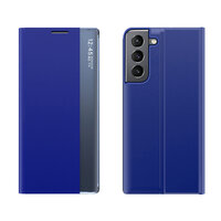 1_Neue Sleep Case Hülle für Samsung Galaxy S22 blau