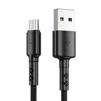 CABLE USB A MICRO USB VFAN X02 3A 1,2M NEGRO