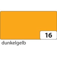 Tonpapier 130g/m² A3 50 Stück dunkelgelb 6316