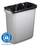 DURABLE Abfallbehälter DURABIN® ECO 60L rechteckig, grau