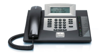 Auerswald COMfortel 1600 Teléfono analógico Identificador de llamadas Negro