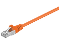 Goobay 93444 kabel sieciowy Pomarańczowy 0,5 m Cat5e SF/UTP (S-FTP)