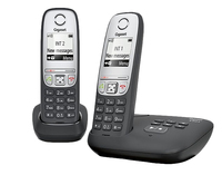 Gigaset A415A Duo DECT telephone Caller ID Black