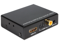 DeLOCK 62492 zmieniacz płci / kabli HDMI HDMI, 3.5mm, S/PDIF, RCA Czarny