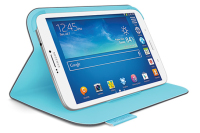Logitech Folio Samsung Galaxy Tab® 3 (8.0”) 20,3 cm (8") Folioblad Grijs