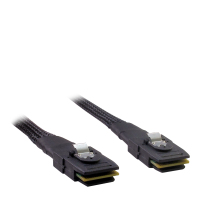 Inter-Tech 88885238 cable Serial Attached SCSI (SAS) 0,5 m Negro