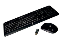 HP 667214-031 tastiera RF Wireless QWERTY Inglese UK Nero