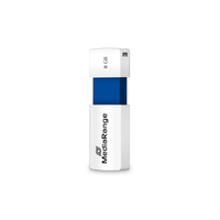 MediaRange MR971 USB flash meghajtó 8 GB USB A típus 2.0 Kék, Fehér