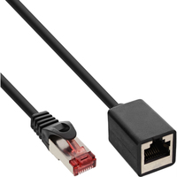 InLine patch cable extension, S/FTP (PiMf), Cat.6, halogen-free, 10m