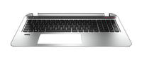 HP 767874-031 laptop reserve-onderdeel Behuizingsvoet + toetsenbord