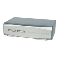 Lindy 2 Port KVM Switch Pro USB 2.0, DisplayPort 1.2 with TTU