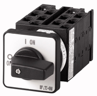 Eaton T0-6-15866/E interruptor eléctrico Interruptor de palanca acodillada 3P Negro, Plata