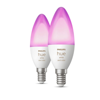Philips Hue White and Color ambiance E14 - Smarte Lampe Kerzenform Doppelpack - 470