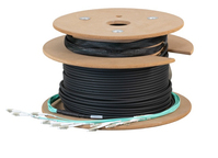 EFB Elektronik O8303L160OM3 InfiniBand/fibre optic cable 160 m 4x LC U-DQ(ZN) BH OM3 Zwart