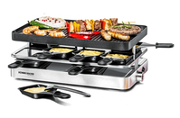 Rommelsbacher RC 1400 raclette 8 persoon/personen 1200 W Roestvrijstaal
