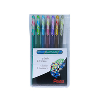 Pentel K110D-7 Tintenroller Stick Pen Mehrfarbig